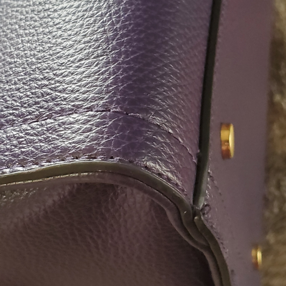 BNWOT Purple 3.1 Phillip Lim Leather Satchel/Crossbody. - Picture 10 of 12